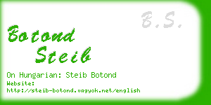 botond steib business card